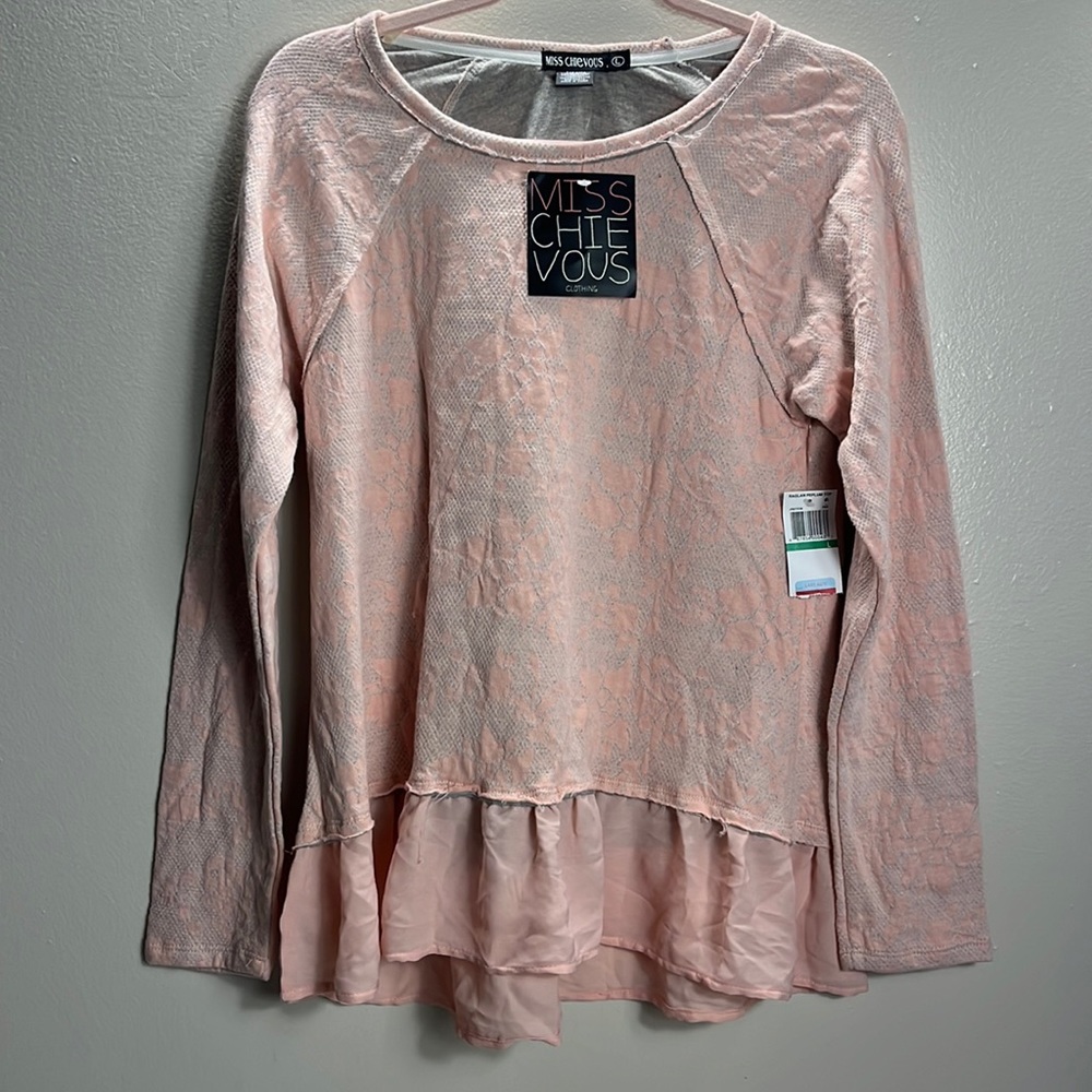Miss Chievous Women’s Pink Sweater Size L